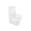 ROCA Happening combined toilet bowl, copper color, with installation kit