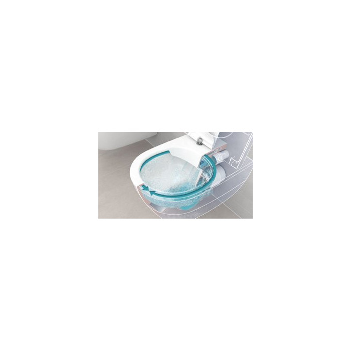 Подвесной унитаз VILLEROY & BOCH Subway 2.0 Direct Flush WC с крышкой SlimSeat из Star White Ceramic Plus, White Alps