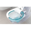 Подвесной унитаз VILLEROY & BOCH Subway 2.0 Direct Flush WC с крышкой SlimSeat, White Alpin, 5614R201