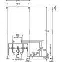 Built-in bidet frame VIEGA Prevista Dry (2 in 1)