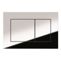 TECEnow water drainage plate, chrome-plated, shiny