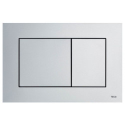 TECEnow water drainage plate, chrome, matte