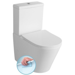 Ehitusüksus SAPHO Paco Rimless koos SLIM aeglaselt langeva kaanega