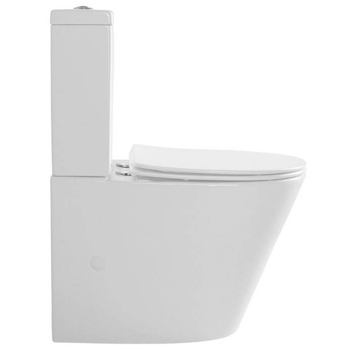 Ehitusüksus SAPHO Paco Rimless koos SLIM aeglaselt langeva kaanega