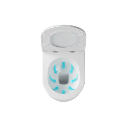 Подвесной унитаз RAVAK Uni Chrome Rim