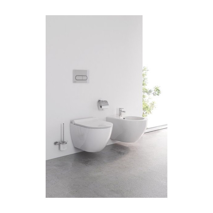 Rippuv WC-pott RAVAK Uni Chrome Rim
