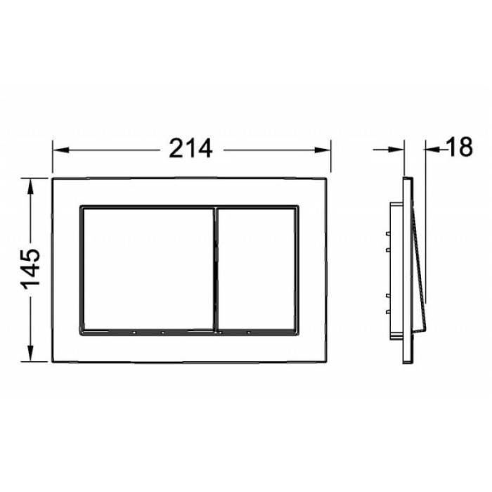 TECEbase water drainage plate, white