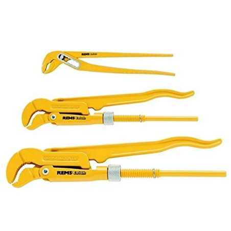 REMS Catch pipe wrench set S 1"" + S 1 1/2"" + W 240