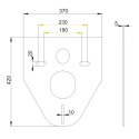 ALCAPLAST M91 Hydro-insulating noise reduction gasket