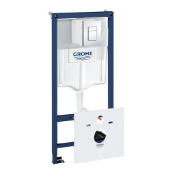 Potinkinis tualetiraami GROHE Rapid SL 5 in 1 + riputatav tualett CERSANIT City Oval