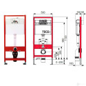 Potinkinis universaalne WC-raami komplekt TECEprofil Base (4 in 1)