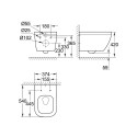 GROHE Euro Ceramic Solido 5 in 1 concealed frame and wall-hung WC set, 39536000