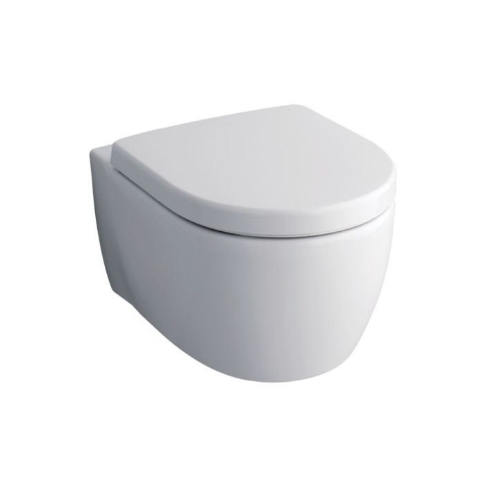 Rippuv WC-pott kaanega KERAMAG iCon aeglase sulgemise kaanega