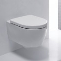 Rippuv WC-pott kaanega KERAMAG iCon aeglase sulgemise kaanega