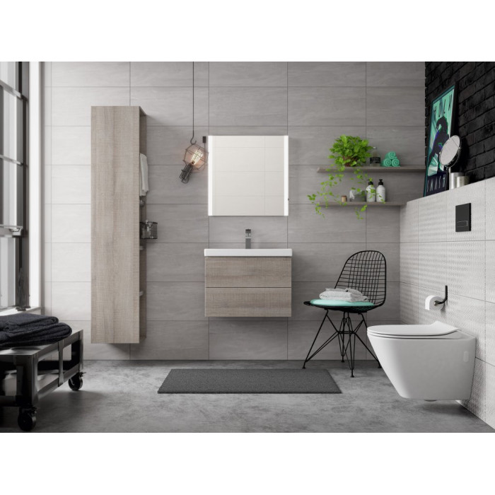 Potinkinis tualetiraami MEPA VeraVIT 7 in 1, matt + rippuv tualett CERSANIT City Oval