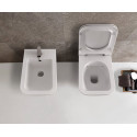 Hanging toilet bowl GLOBO with Rimless technology and a thin slow-close lid