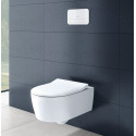 VILLEROY & BOCH Venticello DirectFlush wall-mounted toilet with Slim (thin) soft-close seat