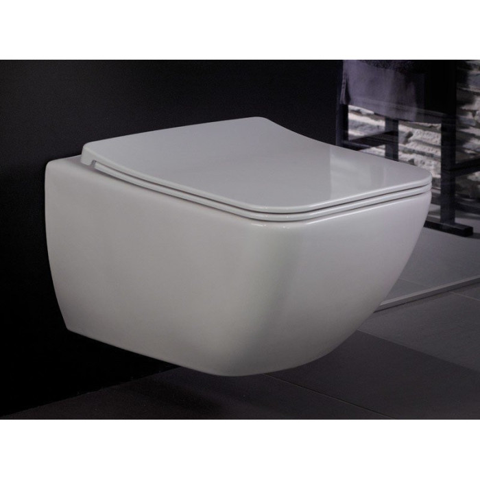 Подвесной унитаз VILLEROY & BOCH Venticello DirectFlush с тонким (узким) сиденьем с плавным закрыванием