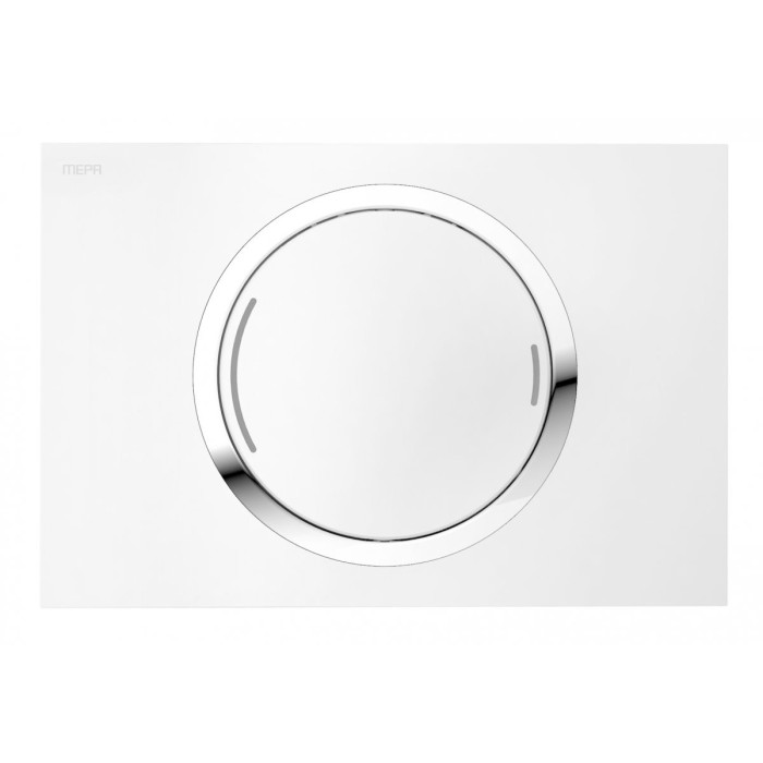 Built-in toilet frame MEPA VeraVIT 7 in 1, white + wall-mounted toilet CERSANIT City Oval