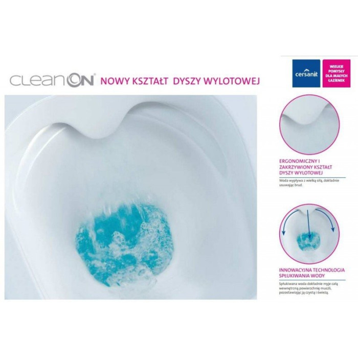 Potinkinis tualetiraami MEPA VeraVIT 7 in 1, valge + ripptualett CERSANIT City Oval