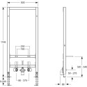 Potinkinis tualetiraami MEPA VeraVIT 5 in 1, matt + riputatav tualett CERSANIT City Oval