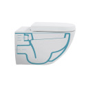 Paigaldatav WC-pott VILLEROY & BOCH Subway 2.0 Direct Flush Soft Close kaanega