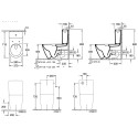 Paigaldatav WC-pott VILLEROY & BOCH Subway 2.0 Direct Flush Soft Close kaanega