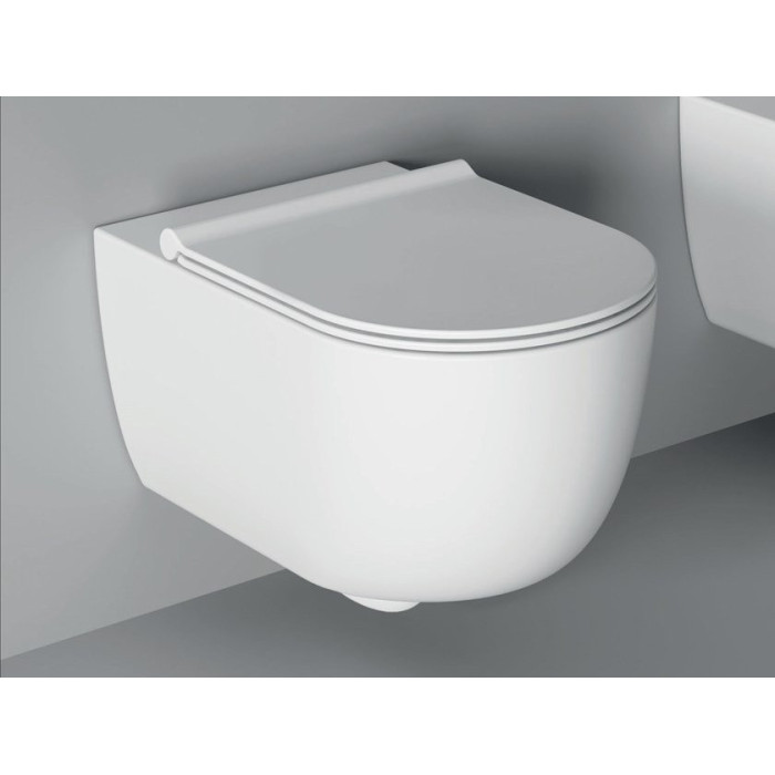 Подвесной унитаз ALICE CERAMICA Unica Rimless 50 x 35 см с крышкой Slim Slow close