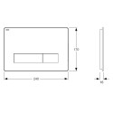 Veepuhastusplaat MEPA Orbit 240 x 170 mm, roostevaba teras