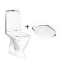 Устанавливаемый унитаз GUSTAVSBERG Nautic 1510 C+ Hygienic Flush с крышкой с мягким закрыванием