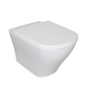 Rippuv WC-pott RAVAK Classic RimOff Classic soft close kaanega