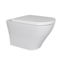 Rippuv WC-pott RAVAK Classic RimOff Classic soft close kaanega