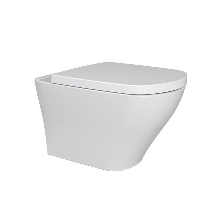 Hanging toilet bowl RAVAK Classic RimOff with Classic soft close lid