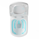Hanging toilet bowl RAVAK Classic RimOff with Classic soft close lid
