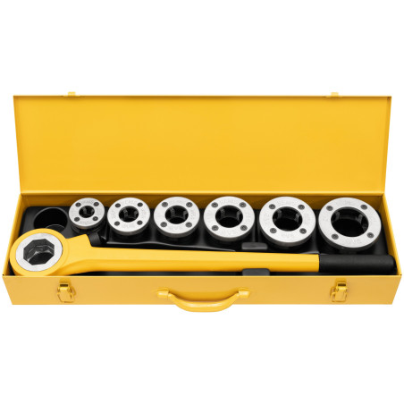 Hand threader with quick-change threading heads REMS Eva Set R 1/2 - 3/4 - 1 - 11/4 - 11/2 - 2