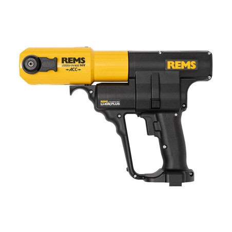 Cordless radial press with shutdown signal REMS Akku-Press Basic-Pack