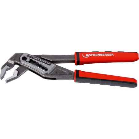 Plumbing pliers with easy adjustment ROTHENBERGER ROGRIP M 7"" 2K (up to 2")