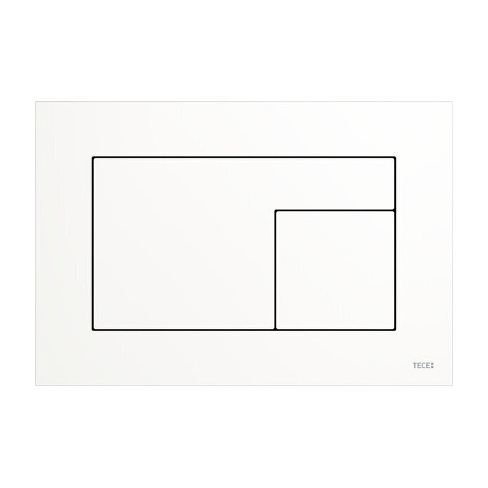 Veepuhastusplaat TECEvelvet, Bianco Kos / Valge