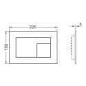 TECEvelvet water drainage plate, Beige Arizona / Light gray