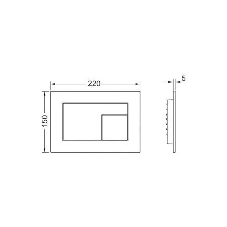 TECEvelvet water drainage plate, Grigio Efeso / Stone gray