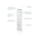 Hanging toilet with bidet function DURAVIT WC DuraStyle Rimless SensoWash, Durafix, with Slim SC lid, white