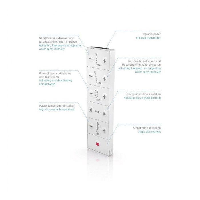 Rippuv WC koos bidetiga function DURAVIT WC DuraStyle Rimless SensoWash, Durafix, Slim SC kaanega, valge