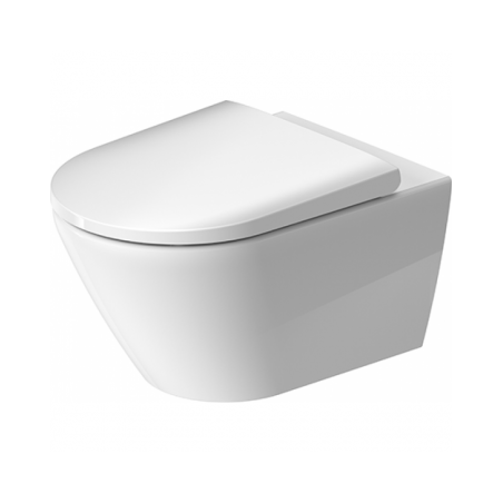 Rippuv WC-pott DURAVIT D-Neo Rimless Soft close kaanega