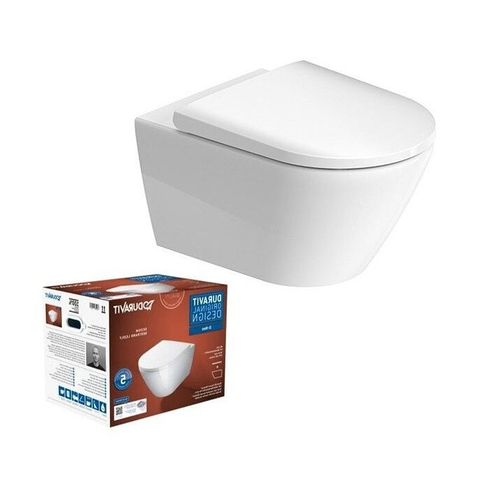 Подвесной унитаз DURAVIT D-Neo Rimless с крышкой Soft close