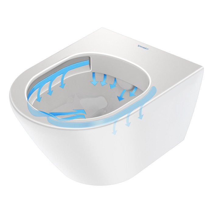 Подвесной унитаз DURAVIT D-Neo Rimless с крышкой Soft close