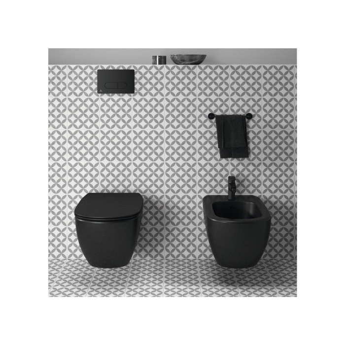 Built-in WC sets IDEAL STANDARD (6 in 1), black button