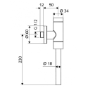 Schellomat Basic urinal flushing mechanism SCHELL