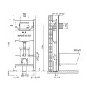 Подвесной унитаз OLI 120 (3 в 1)