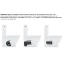 The LAUFEN Pro Nordic unit with LCC Rimless cover from SLIM slow-closing covers is being installed.