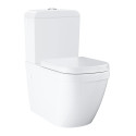 Устанавливаемый унитаз GROHE Euro Ceramic Rimless (Triple Vortex) с мягким закрыванием крышки, нижнее подключение